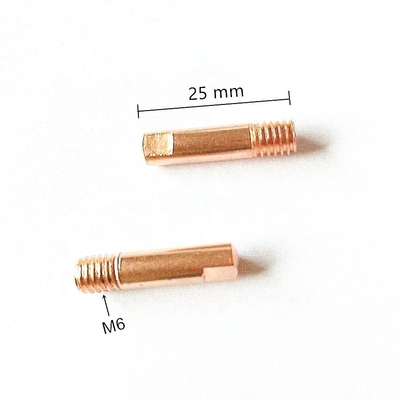 Μύτη επαφής χαλκού 0,8 mm για μακροχρόνια απόδοση συγκόλλησης