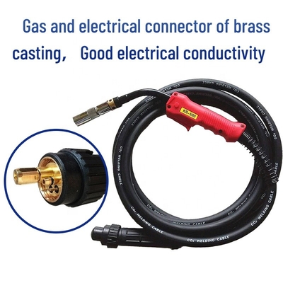 Προσαρμοσμένο καλώδιο 4m 500A CO2 Gas Shielded MIG Welding Torch KR-500