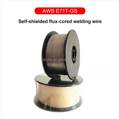 0.8mm/1.0mm/1.2mm Προδιαγραφές Αυτοπροστατευμένο συρματόπλεγμα με πυρήνα ρεύματος για συγκόλληση MIG