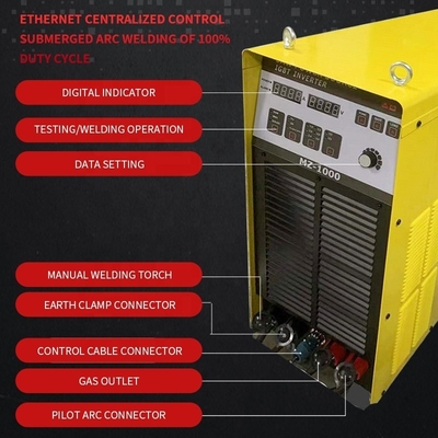 Μονούλες επικοινωνίας Ethernet Υποβρύχια μηχανή συγκόλλησης τόξου MZ1000 για 380V 480V τάση