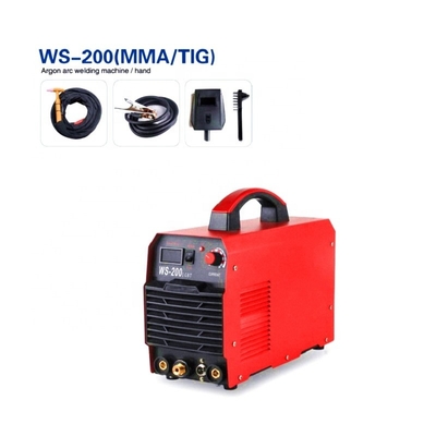 WS-200 6.3KVA 220V IGBT Inverter TIG/MMA Μίνι συγκολλητής κατάλληλος για διάφορες εφαρμογές