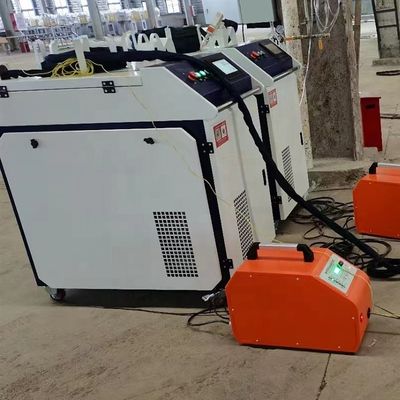 1000W χειροκίνητη μηχανή συγκόλλησης λέιζερ ινών HB-W1000 για ανοξείδωτο χάλυβα και κράμα αλουμινίου