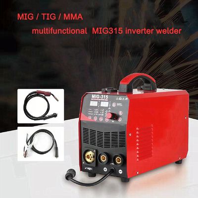 Εργαστήριο συγκόλλησης IGBT Inverter MIG315 για μεταποιημένο χάλυβα άνθρακα και ανοξείδωτο χάλυβα