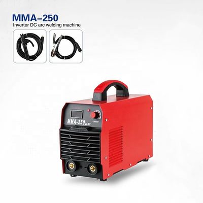 Μηχανή συγκόλλησης μικρού φορητού τόξου 250amp IGBT Inverter Arc Welder