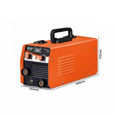 1kg Φύκτης Coreed Wire Mini Inverter Χωρίς αέριο αυτοπροστατευτική ασπίδα 120A Μικρό MIG συγκόλληση μηχανή συγκόλλησης 220v MIG250