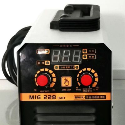 Μηχανή συγκόλλησης τόξου με μετατροπέα IGBT MIG228 και ταχύτητα τροφοδοσίας αέριο καλωδίου 10 m/min