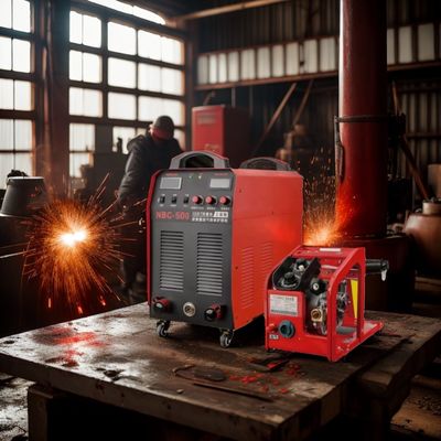 50 KG Heavy-Duty 380V MIG/MMA διττού σκοπού συγκολλητής NBC-500 WeldMaster με τροφοδοτικό σύρματος