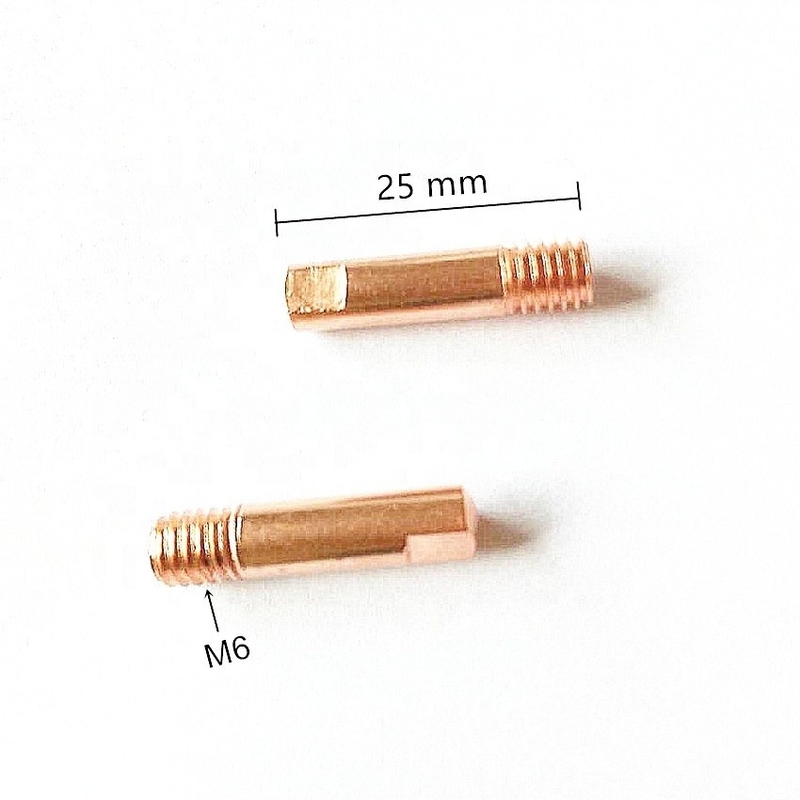 Μύτη επαφής χαλκού 0,8 mm για μακροχρόνια απόδοση συγκόλλησης