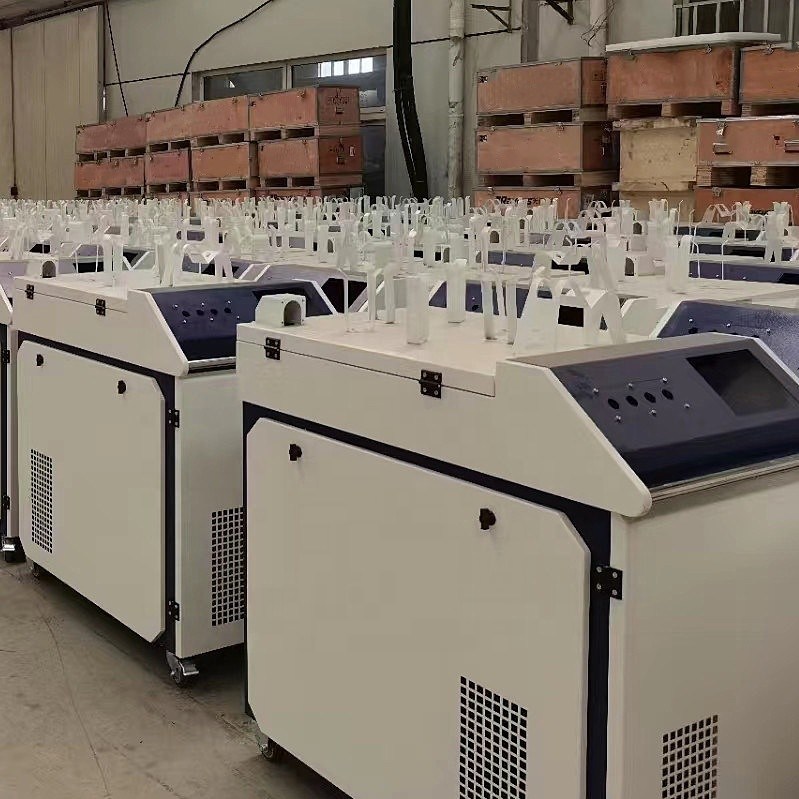 1000W χειροκίνητη μηχανή συγκόλλησης λέιζερ ινών HB-W1000 για ανοξείδωτο χάλυβα και κράμα αλουμινίου