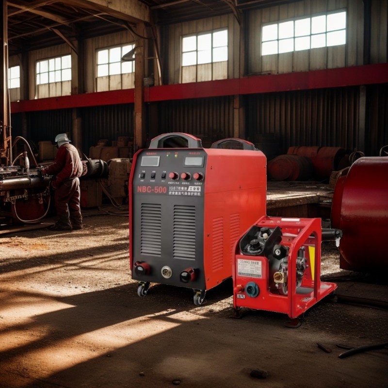 50 KG Heavy-Duty 380V MIG/MMA διττού σκοπού συγκολλητής NBC-500 WeldMaster με τροφοδοτικό σύρματος